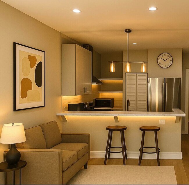La imagen de la cocina está virtualmente preparada con fines visuales. - 2000 W Superior St