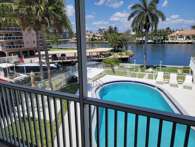 SCREENED PATIO VIEW - 1166 Hillsboro Mile