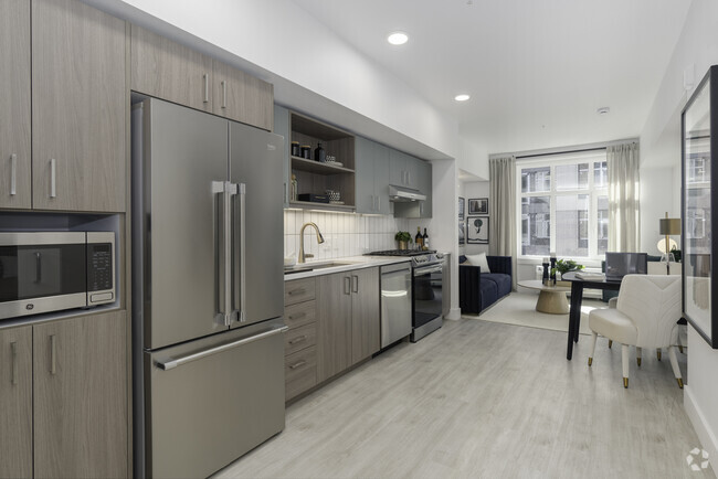 1BR, 1BA - 579SF Urban B1 Kitchen - Millhouse