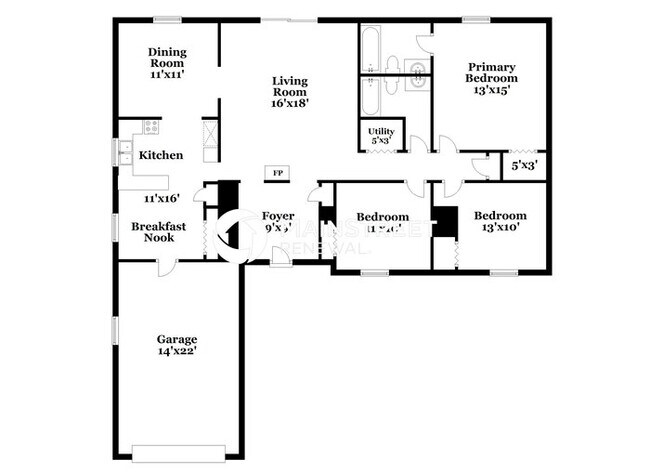Foto del edificio - 3 Bedroom Pet-Friendly Home in Greensboro,...