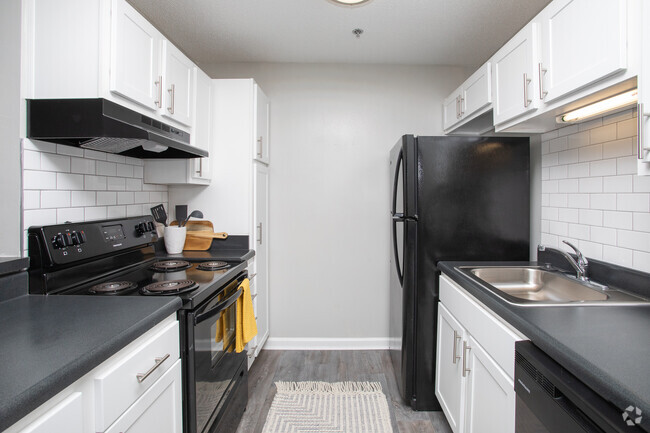 1BR,1BA -80%- Kitchen - The Bauer Apartments