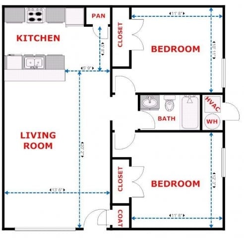 2BR/1BA - Coralville Apartments