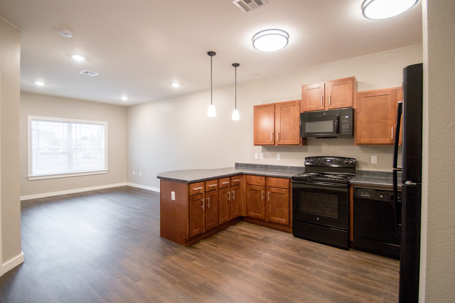 Kitchen & Living Room - Residence at Arbor Grove