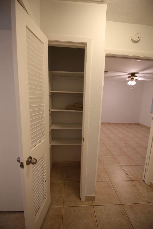 Linen storage closet - 3066 Aviation Ave