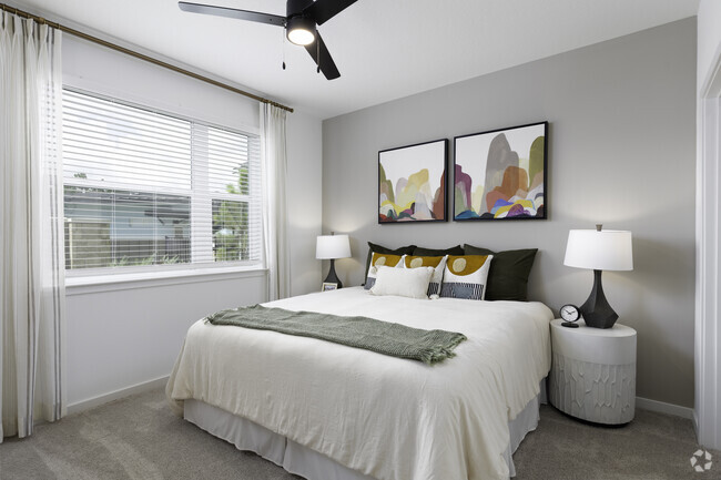 2BR, 2BA - 1,110SF - Bedroom - The Dahlia