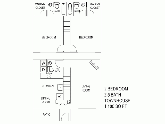 2HAB/2.5BA - Fairview Oaks Woods