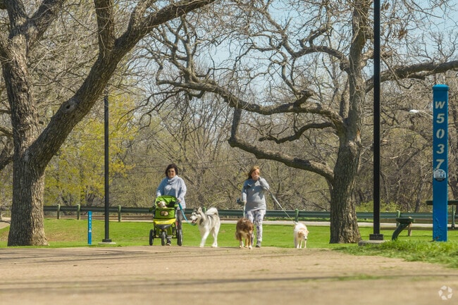 Families can enjoy walking the trail at Katherine Rose Memorial Park.
