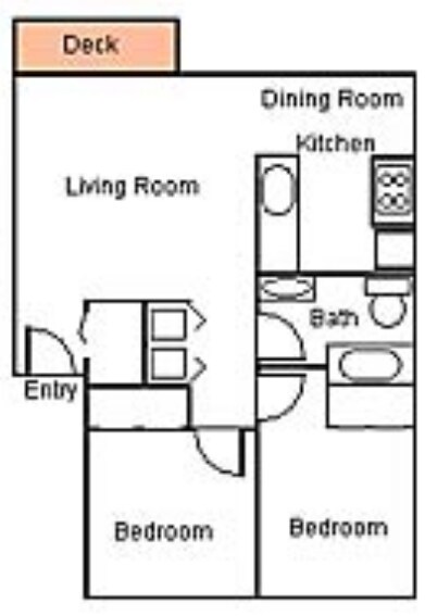 2BR/1BA - Summerglen Apartments