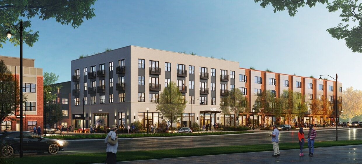 Representación exterior del cruce de Riggs - Riggs Crossing Senior Residences
