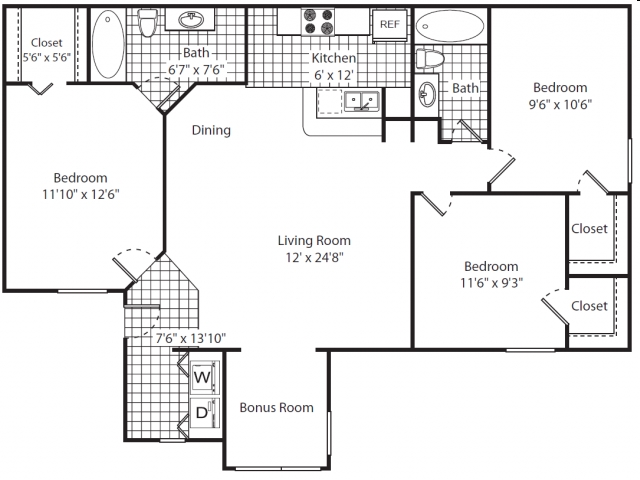 3 HAB/2 BA - Tierra Vista Apartments