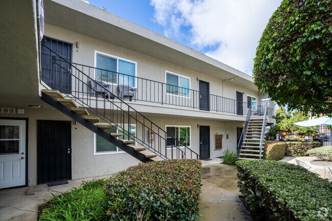 Pasarelas exteriores al apartamento - 1215 Hornblend St