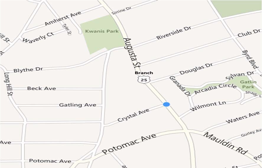Map - 3200 Augusta St