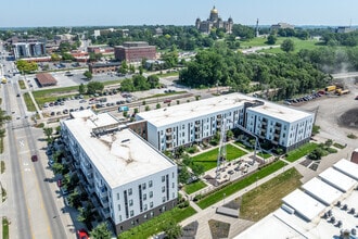 Aerial - Rowat Lofts Apartments