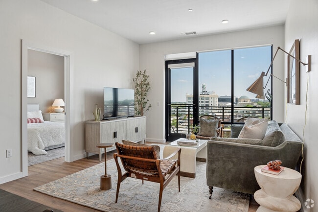 2BR, 2BA - 1,068SF - Living Room - Chasen