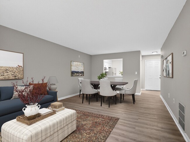 Welcome to The Residences at Talcott, an Eagle Rock Community. This stylish space features modern finishes, an inviting dining area, and ample natural light. Elevate your living experience today—schedule a tour and find your new home! - The Residences at Talcott, an Eagle Rock Community