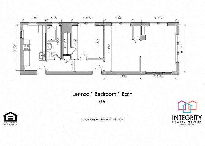 Integrity Cleveland Heights – Lennox, 1 Bedroom 1 Bath