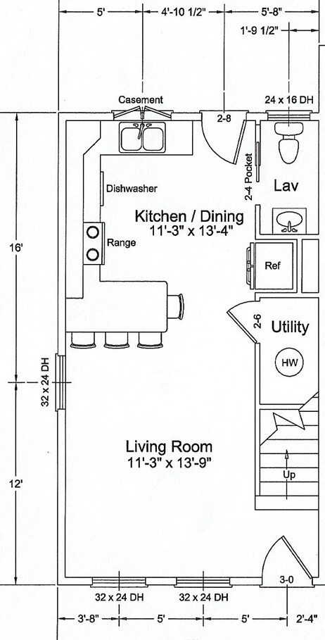 Plano de planta - 215 Saco Ave