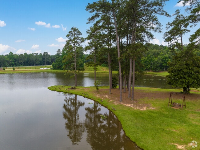 Senoia has plenty of waterfronts tucked away inside green landscapes.