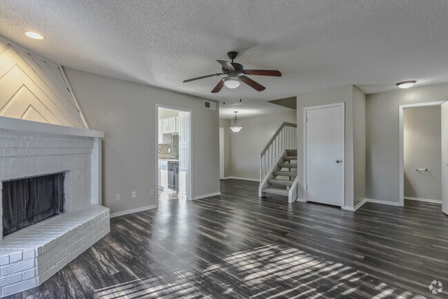 2HAB, 2BA - 1050 ft² B1 - Sala de estar - Huntington Cove Townhomes