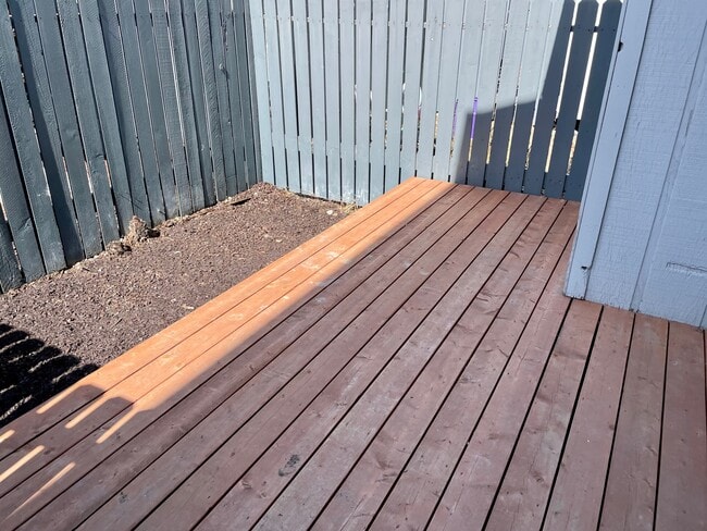 Back yard and deck - 4051 E 20th Ave