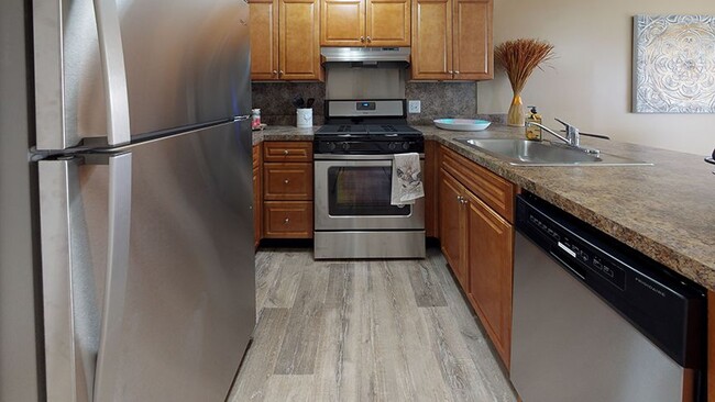 Kitchen - Lakeview Apartments