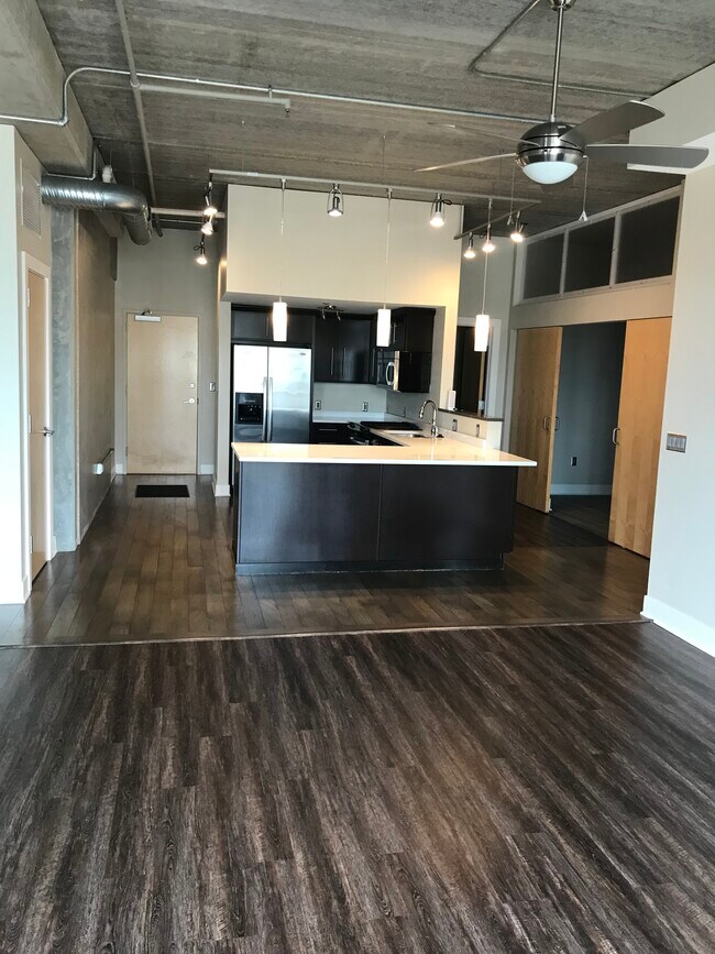 kitchen from living room - 309 E 5th St