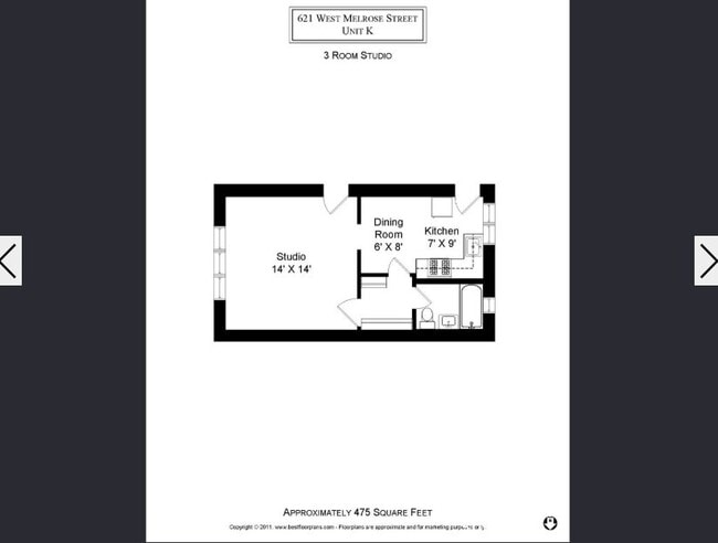 Photo - 621 W Melrose St Apartment