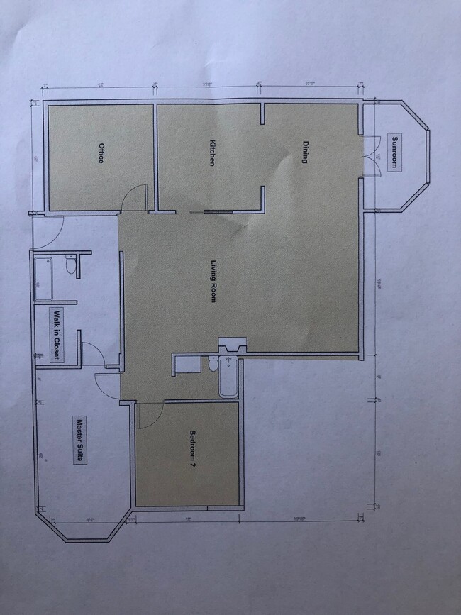 Floor Plan - 2820 Marshall Ct