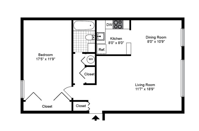 Floorplan - Colebrook Apartments