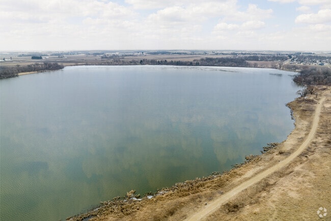 Aerial Photo of Brazee Lake in Outer Sun Prairie