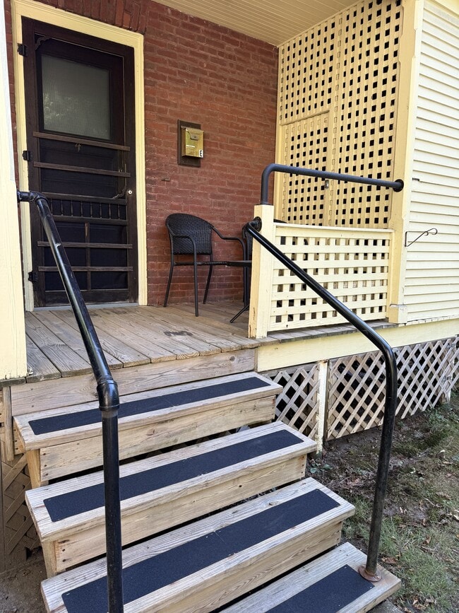 Private entrance to this apartment - 85 E Spring St