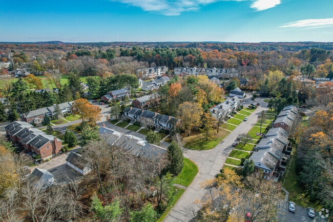 Vista aérea común de Wedgewood - Wedgewood Common Apartments