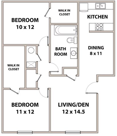 2HAB/1BA - Ranch at 1856
