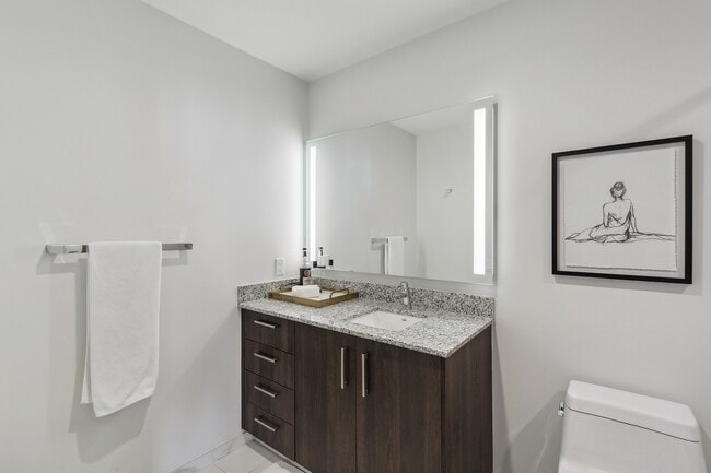 Life Time Living Gables Station Model Bathroom 3 - Life Time Living at Gables Station Apartments
