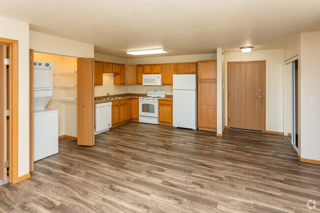 2BR, 2BA - 1.010SF - Sala de estar - Calico Apartments
