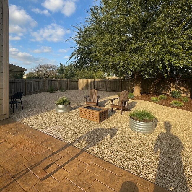 Back yard - 12710 Clearwater Cv