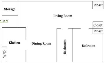 1HAB/1BA - Lebanon Senior Apartments II