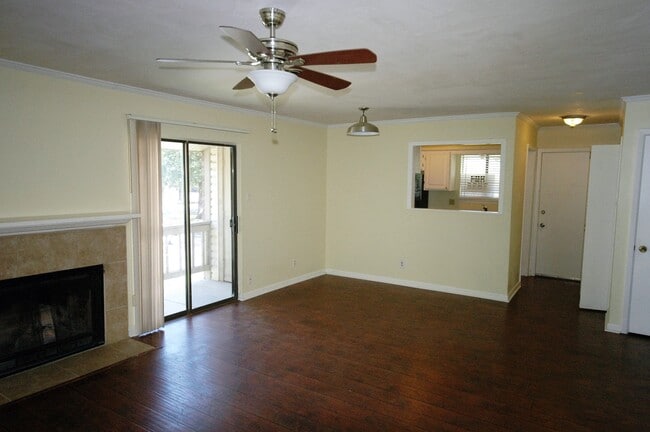 Large Living Space with Fireplace and 2 Balconies - 101 Pine Forest Dr