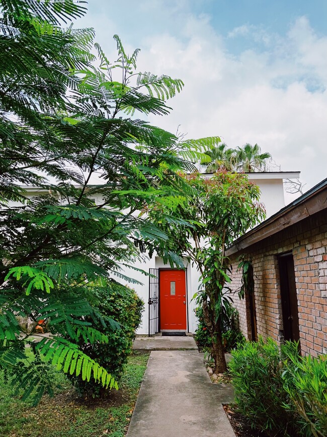 Front Door of Triplex Townhome - 714 Continental Dr