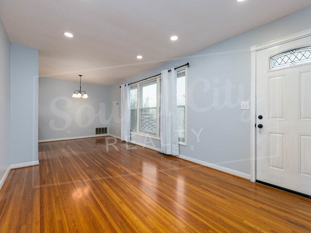 Living/Dining Room and front door - 2620 Pleasant Green Rd