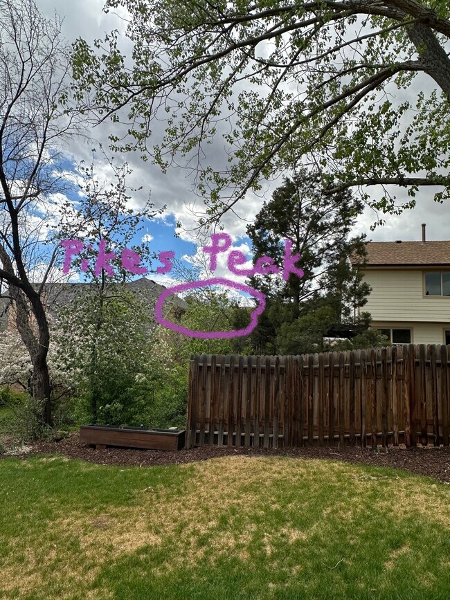 Vista invernal de Pikes Peak desde DR - 5165 Granby Cir