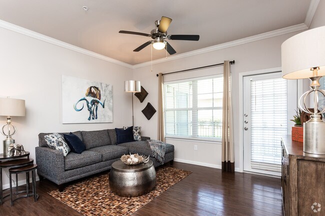 1BR, 1BA - 780SF  The Assana Living Room - Cascadia Luxury Apartments