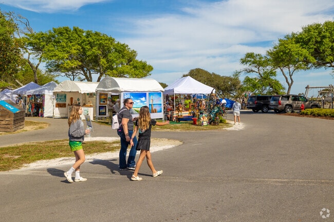 It's a beautiful day at the Ballyhoo Festival in Gulf Shores, AL.