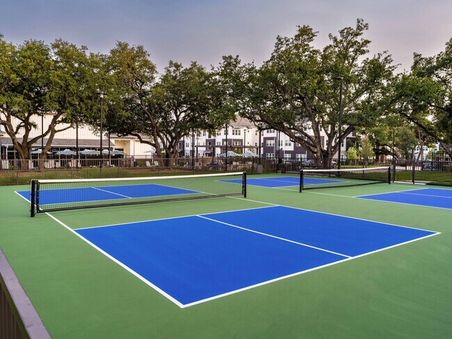 Prepárese para energizar su juego y dar rienda suelta a su espíritu competitivo en las vibrantes canchas de Pickleball de Modera Georgetown. - Modera Georgetown