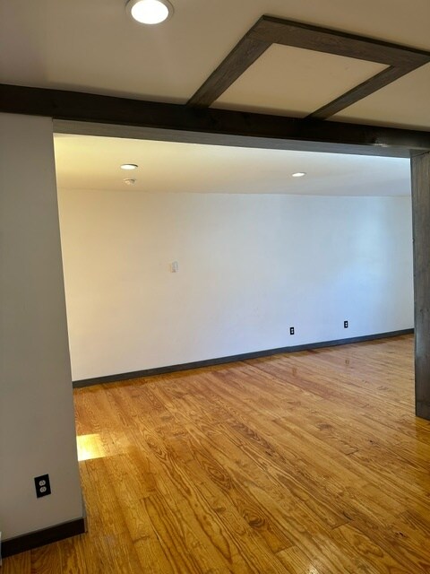 living area from top of stairs - 4 Elm St
