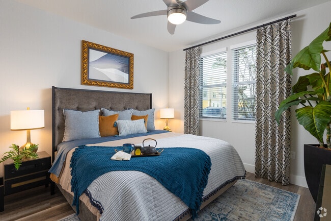 1BR, 1BA - 857SF - Bedroom - Addison Square