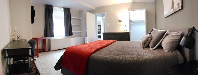 Large Bedroom with Large Walk-in Closet - 2401 H St NW
