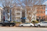 This contemporary 740 square foot apartment, located at 220 2nd St SE in Washington, DC, offers a harmonious blend of style and functionality. The space is characterized by its open floor plan, seamlessly connecting the living areas for a spacious feel. The kitchen is a standout feature, boasting granite countertops, stainless steel appliances, and ample cabinetry in a neutral gray tone. Pendant lights add a touch of elegance above the kitchen island.

Throughout the apartment, gleaming hardwood floors create a warm and inviting atmosphere. Large windows in every room flood the space with natural light, while also providing adjustable privacy with horizontal blinds. The bathroom showcases modern fixtures, including a glass-enclosed shower and sleek vanity.

The bedroom areas, while compact, offer versatility and comfort. Built-in closets provide essential storage space. The apartment's clean lines, neutral color palette, and recessed lighting contribute to its fresh, modern ambiance. Climate control is ensured with a wall-mounted air conditioning unit. This well-designed urban dwelling maximizes its 740 square feet, offering a perfect balance of comfort and style in the heart of the nation's capital.