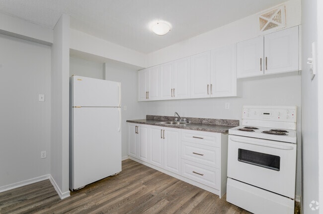 2 chambres, 1 salle de bain - 60 m² - Cuisine - 1011 Lansdowne Ave Apartments