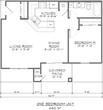 One bedroom